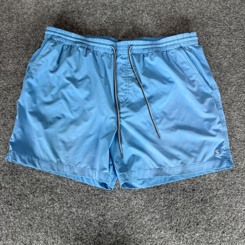 Todd Snyder Light Blue Men's Swim Trunks